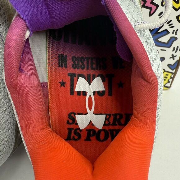 Under Armour Blur Smoke MC Lacrosse Women's Size 7‎ Soccer 3025123-100 Metallic - Picture 7 of 9